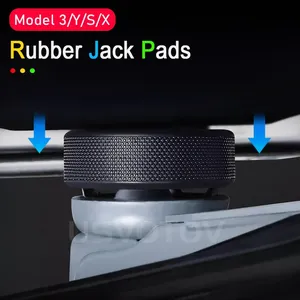 Kit de réparation de pneus <span class=keywords><strong>Jack</strong></span> Pad pour Tesla Model 3 S X Y Juniper 2026 2025 2024, accessoires de voyage, adaptateur de cric de levage en caoutchouc pour voiture - Product Image 2