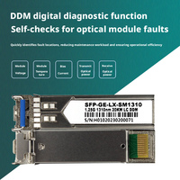 1 Gigabit Sfp Optical Module, Single-Mode, Dual-Fiber, 1310nm Wavelength, Lc Connector, Transmission Distance 20 Km, Sourced