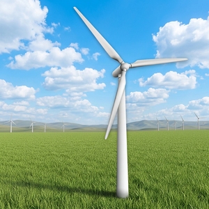 Générateur éolien horizontal de 200 kW, rotor de 22 m, hauteur de la tour de 30 m, triphasé 400 V, hors réseau, pour ferme et industrie - Product Image 2
