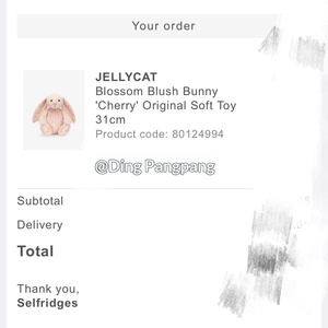 ตุ๊กตากระต่ายบอนนี่ คอมฟอร์ท ดอลล์ ของเล่นตุ๊กตาขนสั้น-สีชมพู ลายดอกเชฟรอน สำหรับเด็กทั้งชายและหญิง อายุ 0-24 เดือน ขนาด 31 ซม.-50 ซม. ไม่มีไส้ใน มีสินค้าในสต็อกในสหราชอาณาจักร - Product Image 6