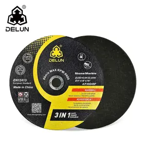 Delun china fabrica venda quente 9 polegadas 230mm disco de corte roda baixo preço com amostras gratuitas para corte superior