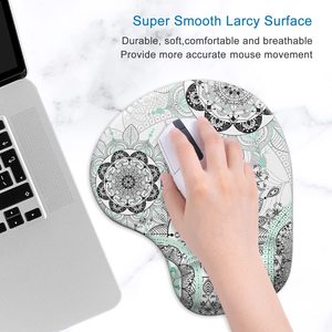 <span class=keywords><strong>Tapis</strong></span> de souris ergonomique en PU souple + microfibre avec repose-poignet antidérapant résistant à l'eau compatible avec les ordinateurs portables en stock - Product Image 2