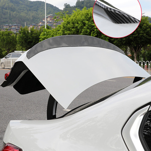 Becquet arrière universel noir brillant en Fiber de carbone de haute qualité, compatible avec la BMW p20 G80, becquet de voiture Flexible TPU, installation facile - Product Image 3