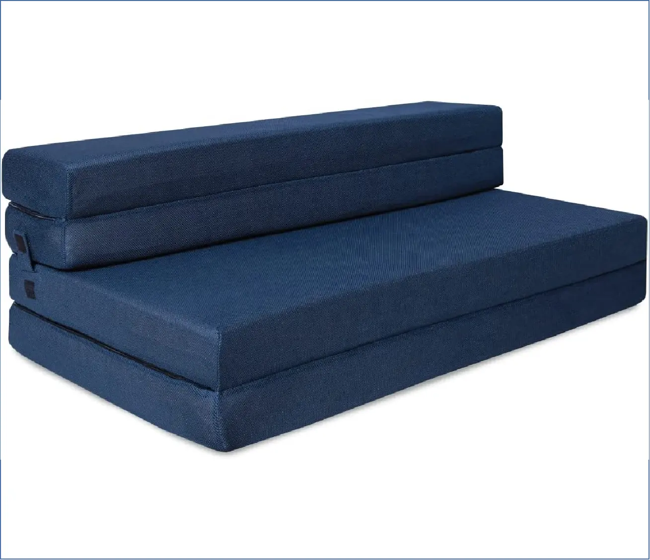 Colchón plegable de espuma de alta densidad con cubierta móvil y lavable, Popular, para sala de estar, sofá cama