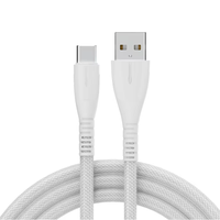 Kabel USB 3A untuk Pengisi Daya iPhone, Kabel Data USB Type-C untuk Samsung Huawei Xiaomi Android