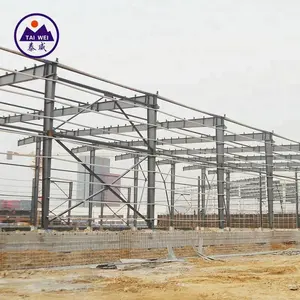 Nijerya pazarı prefabrik çelik konstrüksyon sundurma ürün