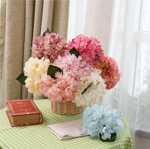 Dekoratif sis vahşi Firefly ortanca yapay çiçek üretici çiçek yeşil bitki toptan düğün zanaat düğün zemin - Product Image 4