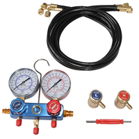 Kit d'outils de diagnostic de réfrigérant automobile HTL pour Mercedes-Benz Maybach, jeu de jauges de réfrigérant R744