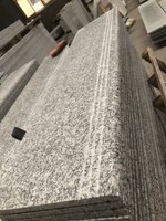 G602 escalier en granit gris, marche en pierre, marche en granit