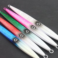 Leurre de pêche en eau salée de haute qualité 400g/500g, en métal lumineux et PVC, pour la pêche au thon et en rivière
