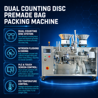 Machine de remplissage entièrement automatique YS-SP100SL pour sachets en plastique préformés, granulés et poudres, personnalisable pour l'alimentation, les produits chimiques et plus encore