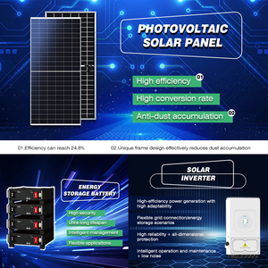 Sistema de Energía Solar Híbrido de 10KW 15kW 20kW 25kW 30kW, Kit de Generador de Energía con Batería de Iones de Litio y Controlador MPPT para Uso Doméstico - Product Image 2