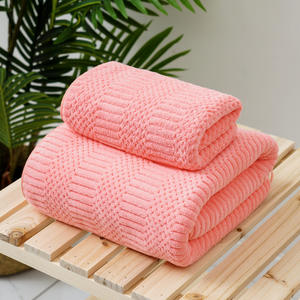 Lot <span class=keywords><strong>de</strong></span> serviettes <span class=keywords><strong>de</strong></span> <span class=keywords><strong>bain</strong></span> <span class=keywords><strong>de</strong></span> luxe en microfibre, doux et absorbant, grande taille, en polaire corail, pour adultes, idéal comme cadeau, vente en gros usine - Product Image 4