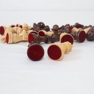 Juego de Ajedrez de lujo duradero de alta calidad, piezas <span class=keywords><strong>Staunton</strong></span> de madera de triple peso de 3,75 pulgadas, figuras altas King para juegos - Product Image 3