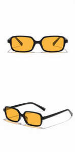 نظارات شمسية جديدة مستطيلة بإطار صغير وعتيقة والأمريكية عابرة للحدود إطارات أنيقة للتصوير الفوتوغرافي في الشوارع - Product Image 5