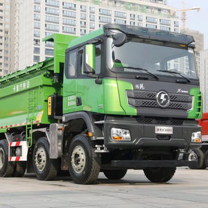 Shaanxi Automobile X3000 8X4 400HP Camion à benne basculante Construction urbaine Version Standard Direction gauche Euro 2 Émission Utilisé 360 ° Arrière - Product Image 1