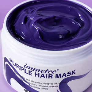 Mascarilla Capilar Profesional para Tonificar el Cabello en Tono Púrpura, 100g, <span class=keywords><strong>Acondicionador</strong></span> Profundo para Restauración del Cabello Rubio Decolorado, Marca Privada para el Cuidado del Cabello - Product Image 4
