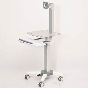 <span class=keywords><strong>Chariot</strong></span> d'hôpital moderne avec roues, construction métallique <span class=keywords><strong>pour</strong></span> écrans de 26 à 32 pouces, chariots médicaux <span class=keywords><strong>pour</strong></span> ordinateurs portables, systèmes de caméra d'endoscopie 4K - Product Image 5