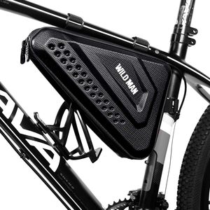 WILD MAN ES19 3L Su Geçirmez Unisex Spor Bisiklet Aksesuarları Saklama Çantası Seyahat Üçgen Sele Çerçevesi Bisiklet Çantası - Product Image 1
