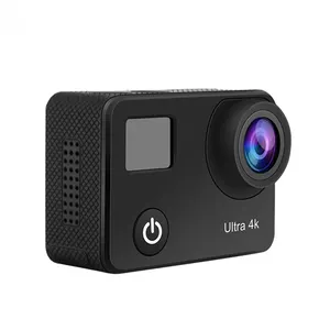 Beste Novatek Real 4K 50fps 16MP Action Cam WIFI Dash Kamera Dual Screen Sport DV GPS Außen kamera