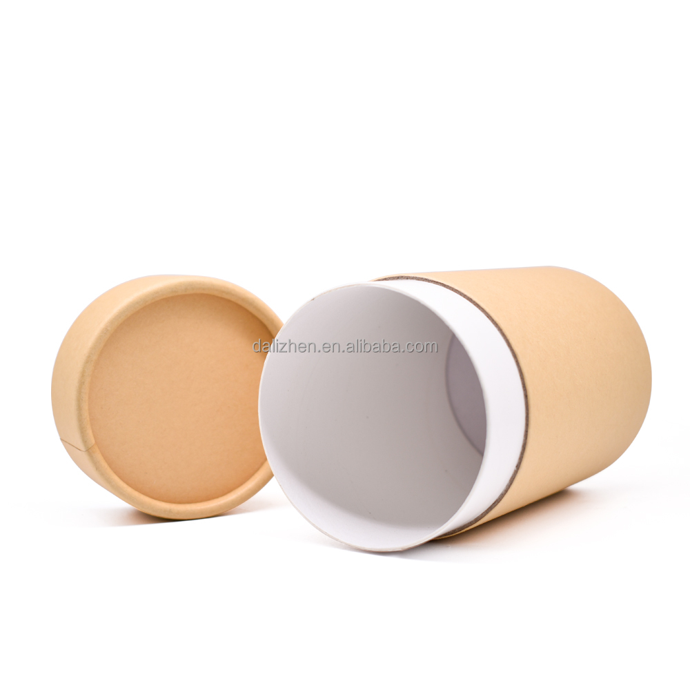 Customized Paper Tube Gift Kraft Package Tube for Glass Bottle