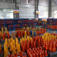 Mèche de forage à percussion DTH en carbure de tungstène forgée haute performance certifiée ISO-9001 pour le forage de roches et de minerais, marque Kelleg