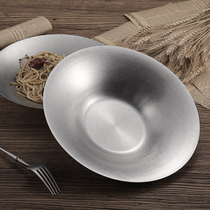 Ciotola per Spaghetti in acciaio inossidabile piatto per Spaghetti in stile giapponese monostrato ciotola per tagliatelle fredde piatto per <span class=keywords><strong>la</strong></span> casa - Product Image 6