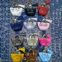Sacs de poupée de haute qualité, accessoires pour poupées, mini sac à main en cuir PU pour femmes, porte-clés, porte-monnaie mignon pour filles, pendentif porte-clés à pompon
