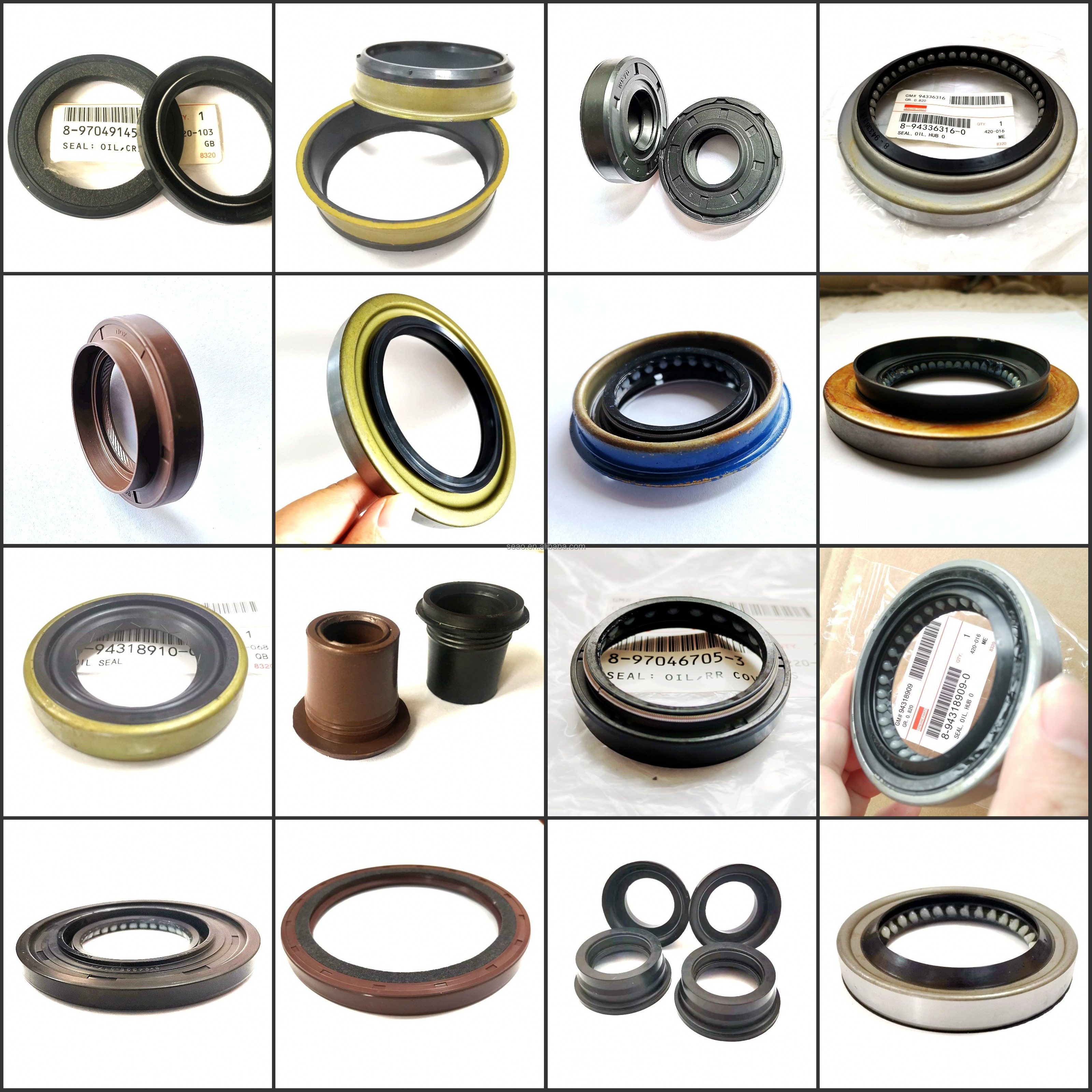 XTSEAO OE 8-97049-145-0 Crankshaft ACM Felt Oil Seal TCP 50