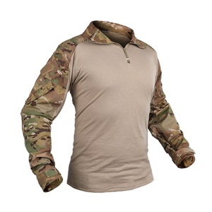 Chemise tactique G3 Frog respirante camouflage à col montant et fermeture éclair pour l'automne – Qualité supérieure pour l'entraînement en extérieur - Product Image 2