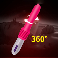 Ferngesteuerte Sexmaschine Vagina G-Punkt-Stimulator Erotisches Gerät Teleskop-Dildo Vibrator Sexspielzeug Luststeigerndes Werkzeug für Frauen