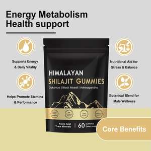 Gummies de Shilajit Pur de l'Himalaya Végétaliennes Directes d'Usine, Haute Concentration 5000MG, Complément Alimentaire Soutient la Santé Immunitaire - Product Image 3