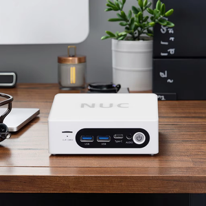 INYUDA NUC 미니 PC N100 SSD 듀얼 4K HD-M1 USB3.0 타입-C 훌륭한 일일 작업 포켓 스타일 윈도우 10/11 호환 - Product Image 1
