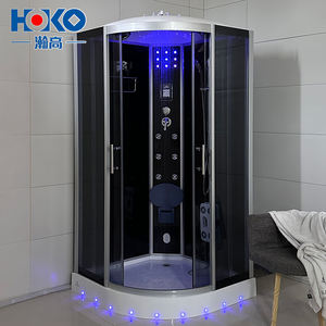 Panel Kontrol Komputer Tahan Air untuk Kamar Mandi Uap, Kaca Tempered Bingkai Aluminium, Aksesoris Perlengkapan Kamar Mandi, Kaca Tempered 6mm - Product Image 3