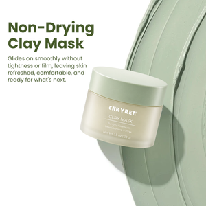 Masque facial en cristal au thé vert végétalien Masque à l'argile <span class=keywords><strong>anti</strong></span>-âge infusé à la glycérine pour blanchir la peau Nettoyage en profondeur et revitalisant - Product Image 6