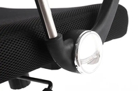 Appuie-tête à dossier haut Meilleur prix Chaise ergonomique réglable en hauteur Chaises de bureau en tissu maillé noir