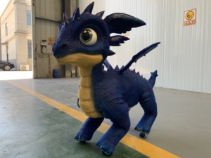 Robot RC Zigong, Dragón Volador de Dibujos Animados, Dinosaurio Caminante, Modelo Realista, Tamaños Personalizados, para Centros Comerciales, Carnavales y Espectáculos - Product Image 3