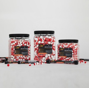 500รอบลูกบอลผงปลอดภัย68 CAL (ผงระคายเคือง)-สำหรับการฝึกอบรม/การทำเครื่องหมาย/การป้องกันตัวเอง | ไม่ตาย - Product Image 1