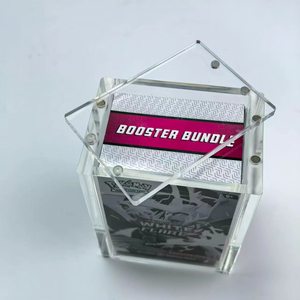 Boîte de rangement magnétique transparente en acrylique au <span class=keywords><strong>prix</strong></span> d'usine, étui de protection pour boîte de booster POKE MON Elite Trainer, étui en acrylique - Product Image 4