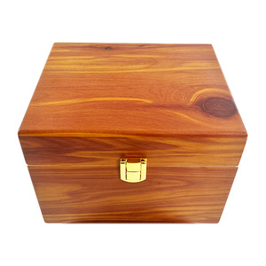 Natürliche Zeder Massivholz Urne Langlebige luftdichte Feuchtigkeit & Insekten resistente Einäscherung Memorial Chest Holzkisten - Product Image 6