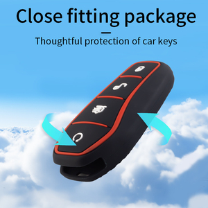 Housse de clé de voiture décorative en silicone de haute qualité personnalisée pour BYD Song Plus Pro et autres modèles - Ajustement parfait pour kit EV - Product Image 4