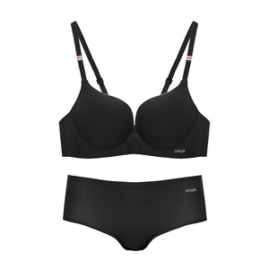 Cô Gái Nylon Áo Ngực Và Panty Đặt Pháp Đơn Giản Đồ Lót Một Mảnh Thoáng Khí Liền Mạch Thoải Mái Đẩy lên Áo Ngực Bộ - Product Image 6