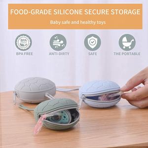Estuche para Chupetes, Funda Protectora de Silicona para Chupetes, Contenedor de Almacenamiento Protector Libre de BPA - Product Image 6
