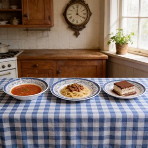 Juego de Vajilla de Cerámica Harvit de 18 Piezas con Diseño Clásico, Borde Plateado <span class=keywords><strong>y</strong></span> Decoración de Flores Asadas - Product Image 3