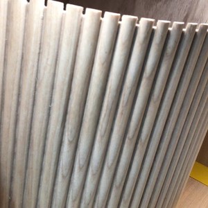 Độ nét cao tro gỗ đúc trang trí Bảng điều khiển bên ngoài bán nguyệt dòng uốn cong lượn sóng Hội Đồng Quản trị nhà máy trực tiếp tường bảng - Product Image 6