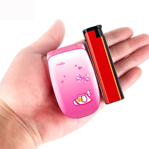 ขายร้อนน่ารักเด็กโทรศัพท์มือถือขนาดเล็กปลดล็อค GSM แป้นพิมพ์พลิกมินิโทรศัพท์มือถือ - Product Image 2