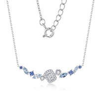 YILUN Nuevo Collar con Colgante Personalizado de Plata de Ley 925 para Mujer, Joyería de Moda Artesanal de Lujo, Servicios de Diseño OEM/ODM
