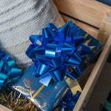 24ct <b>Red</b> Blue Gold Gift <b>Bow</b> Ribbon Star <b>Bow</b> Decorative Plastic Ribbon Christmas Pet Glue Decal <b>Bow</b> - Product Image 4