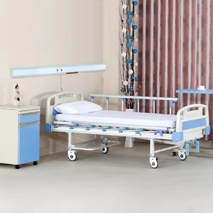 Tempat Tidur Perawatan Medis Rumah Sakit, Perlengkapan Penopang Pasien, Desain yang Dapat Disesuaikan untuk Klinik - Product Image 2