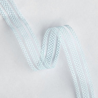 Bande élastique en dentelle de 2 cm pour vêtements, sous-vêtements, bordure en maille, ceinture extensible à coudre, ruban de couture pour textile DIY